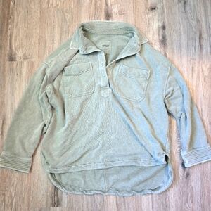Aerie L Green Sweatshirt